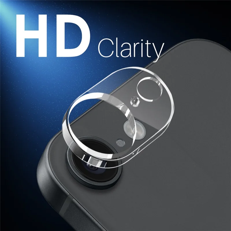 NORTHJO 2Pcs For iPhone 16e Tempered Glass Camera Lens Protector Clear 3D Integrated Full Coverage