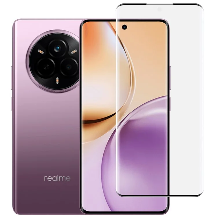 IMAK For Realme 14 Pro 5G Full Screen Protector 3D Curved Tempered Glass Film (No Edge Version)
