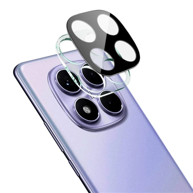IMAK For Xiaomi Redmi Note 14 Pro 4G Tempered Glass Lens Film + Acrylic Cap (Black Version)