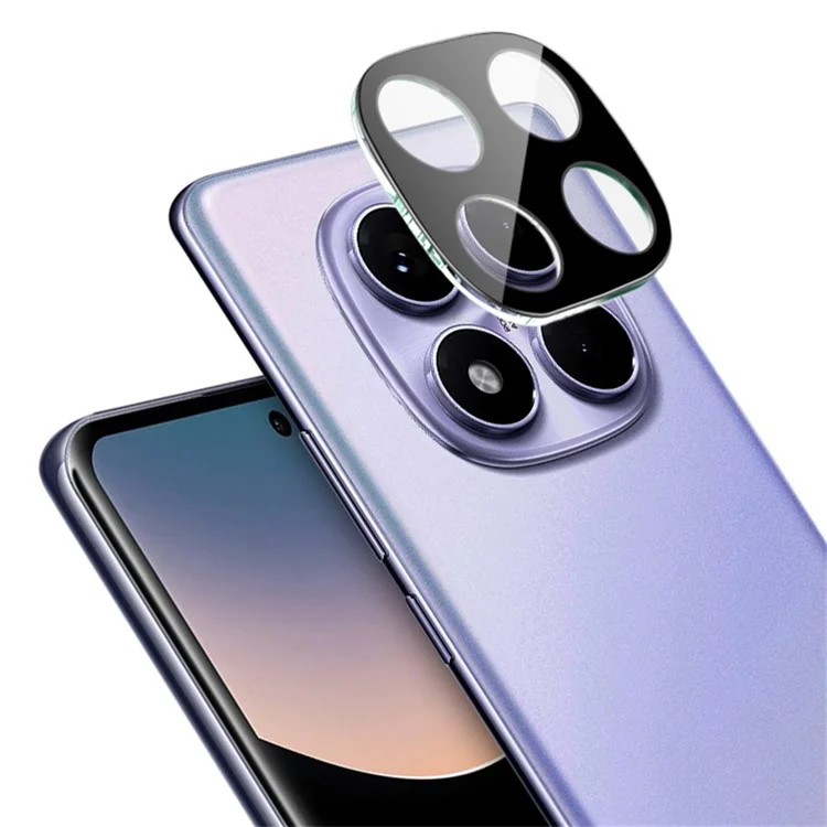 IMAK For Xiaomi Redmi Note 14 Pro 4G Tempered Glass Lens Film + Acrylic Cap (Black Version)