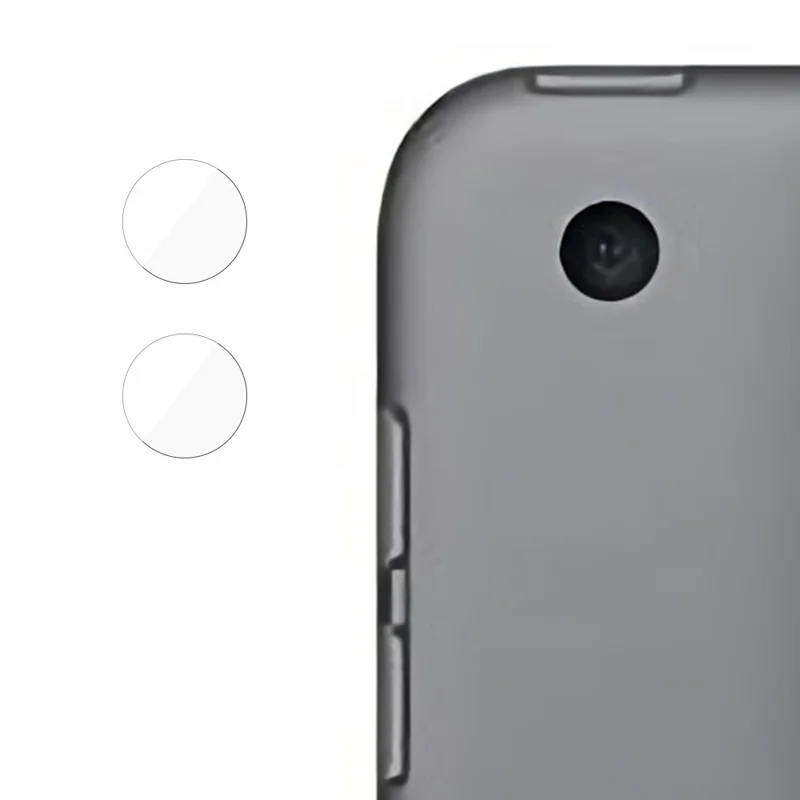 2Pcs Camera Lens Protector For iPad 10.2 (2021) / (2020) / (2019) Straight Edge Tempered Glass Lens Film