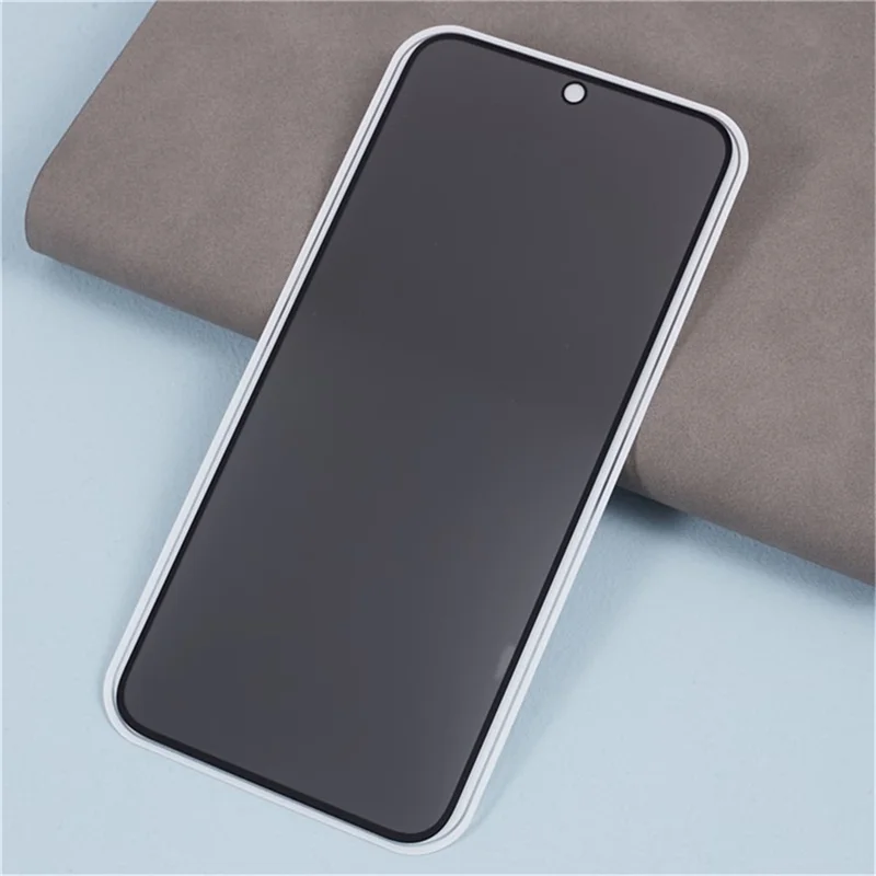 For Samsung Galaxy S25 Edge Anti-Spy Screen Protector 0.18mm Tempered Glass Film (Fingerprint Unlock Version)