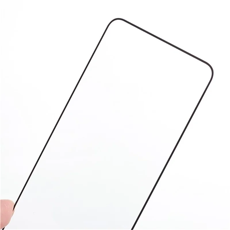 For Samsung Galaxy S25 Edge Screen Protector Silk Printing Tempered Glass 0.18mm Ultra-Thin Film (Support Fingerprint Unlock)