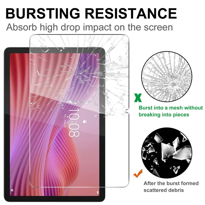 For Lenovo Tab TB311FU Screen Protector Anti-Shatter Arc Edge Tempered Glass Film