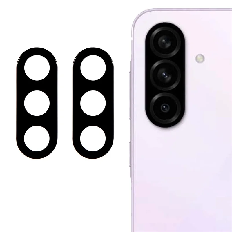 2Pcs For Samsung Galaxy A56 5G Lens Protector Silk Printing Lens Film 3D Arc Edge