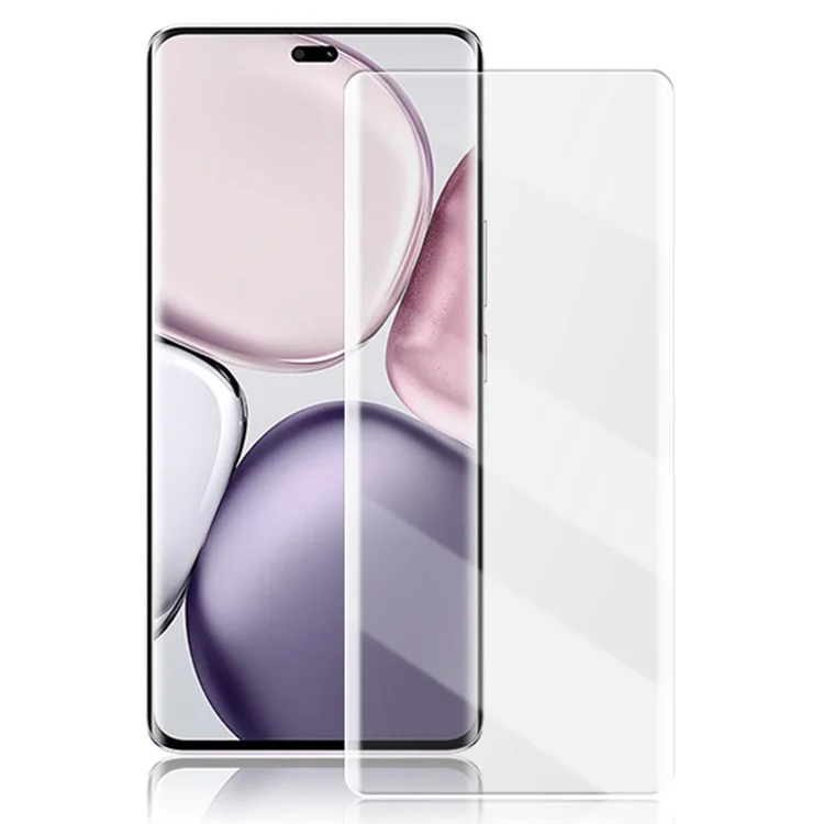 AMORUS Per Honor Magic7 Lite 5G Pellicola Protettiva Schermo in Vetro Temperato con Liquido UV
