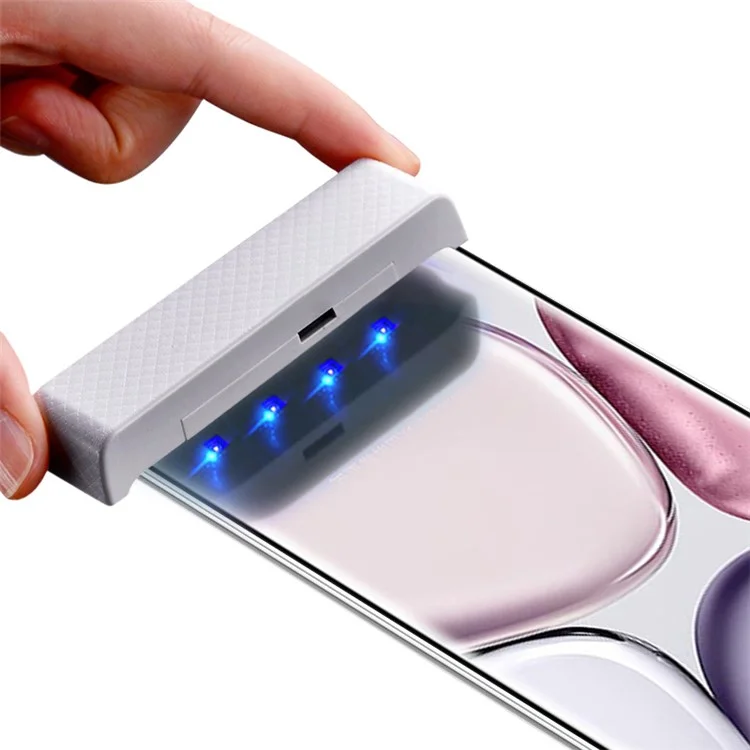 AMORUS Per Honor Magic7 Lite 5G Pellicola Protettiva Schermo in Vetro Temperato con Liquido UV