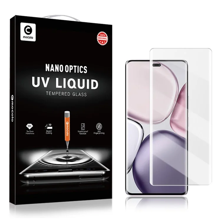 AMORUS Per Honor Magic7 Lite 5G Pellicola Protettiva Schermo in Vetro Temperato con Liquido UV