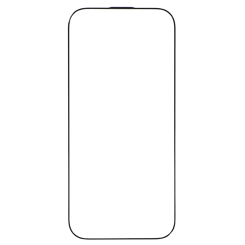 For iPhone 15 Pro Tempered Glass Screen Protector 0.33mm High Aluminium-Silicon Glass Screen Film Electroplated Silk-Print