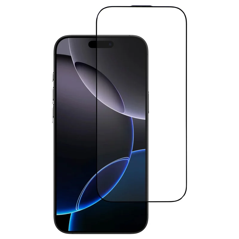 For iPhone 16 Pro Tempered Glass Screen Protector 0.33mm High Aluminium-Silicon Glass Screen Film Electroplated Silk-Print