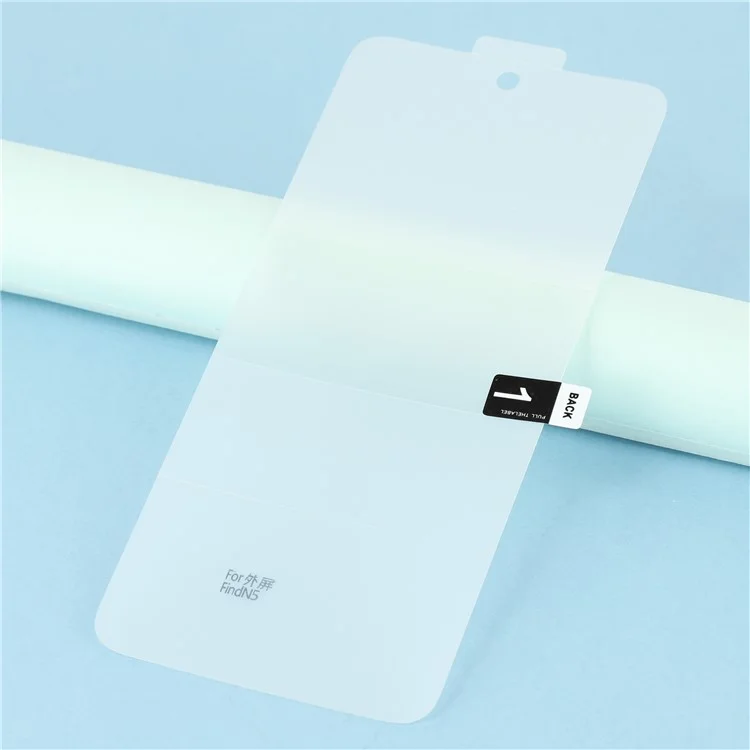1 Set Hydrogel-Schutzfolie für Oppo Find N5 5G – Innen + Vorder- + Rückseite TPU Displayschutz