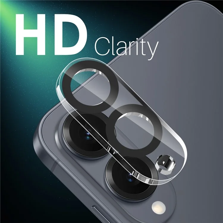 NORTHJO para Samsung Galaxy S25 Edge Protetor de Lente de Câmera de Vidro Temperado Preto Círculos HD Transparente Cobertura Total 3D