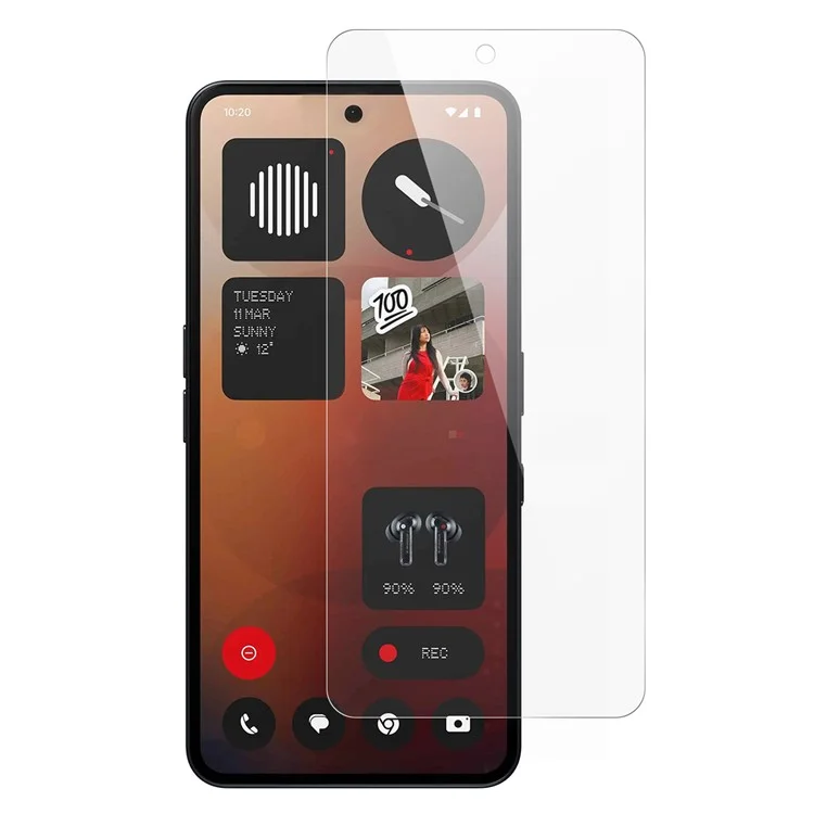 Für Nothing Phone (3a) Displayschutz 0,3mm Ultra Klar Gehärtetes Glasfilm
