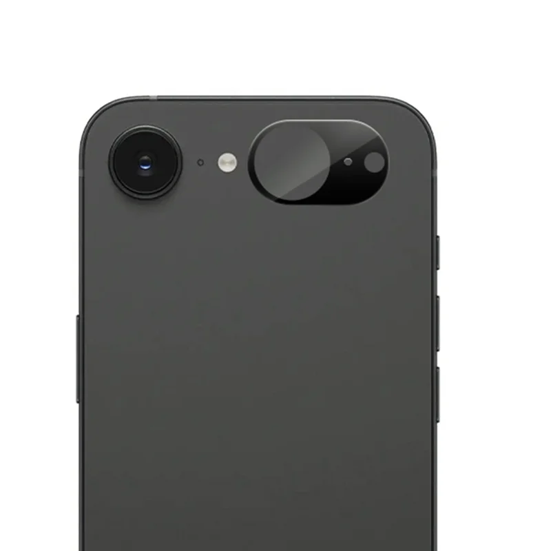 RURIHAI For iPhone 16e Camera Lens Protector 3D Silk Printing High Aluminum-Silicon Glass Lens Film