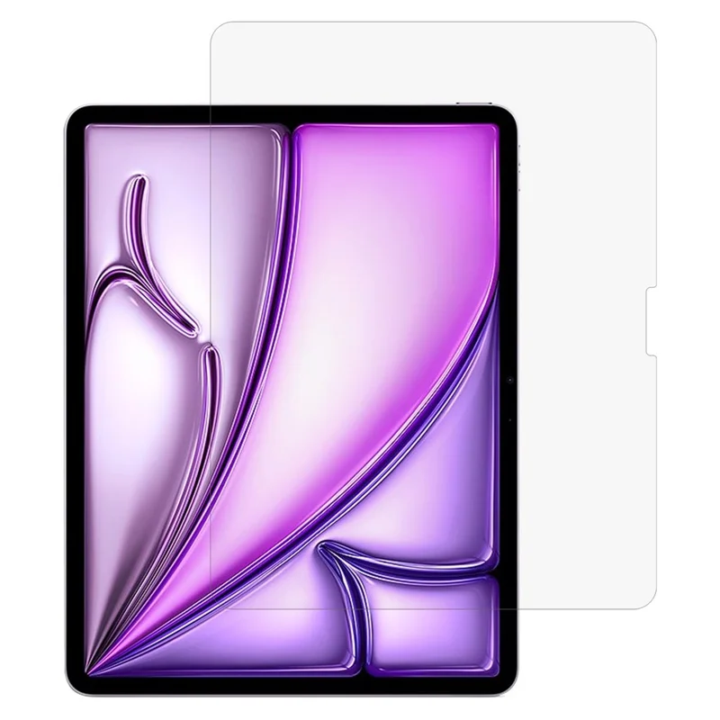 For iPad Air 13 (2025) / (2024) Screen Protector 0.3mm Arc Edge Electroplating Coating High Aluminium-Silicon Glass Tablet Film
