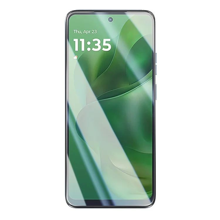 RURIHAI For Motorola Moto G Power (2025) Tempered Glass Screen Protector AR Electroplated Crystal Clear Screen Film
