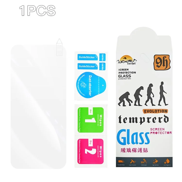 RURIHAI For Realme P3x 5G Tempered Glass Screen Protector AR Electroplated Crystal Clear Screen Film