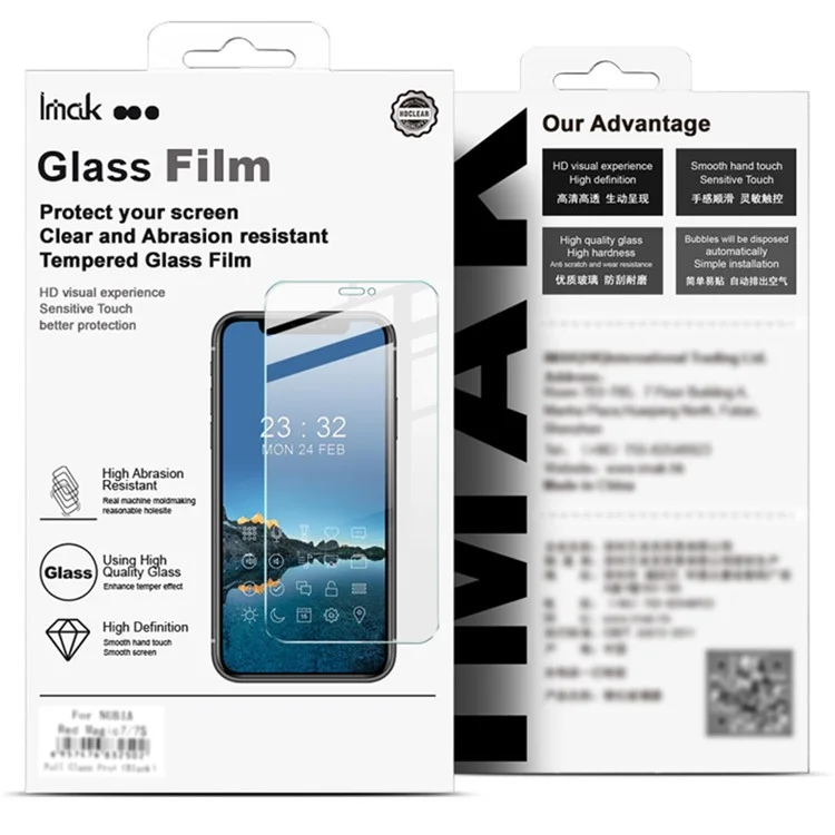 IMAK H Serie Panzerglas Displayschutz für Samsung Galaxy S25 Edge – Stoßfeste Schutzfolie