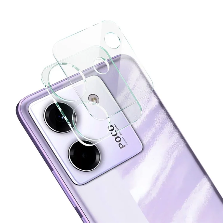 IMAK For Xiaomi Poco M7 Pro 5G Tempered Glass Camera Lens Protector + Acrylic Lens Cap