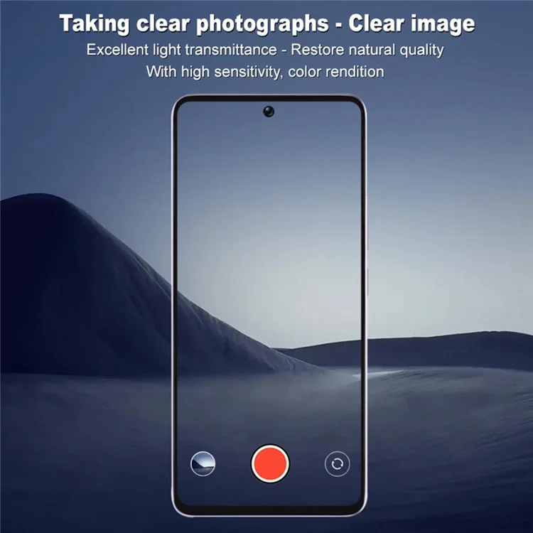 IMAK For Xiaomi Poco M7 Pro 5G Tempered Glass Camera Lens Protector + Acrylic Lens Cap