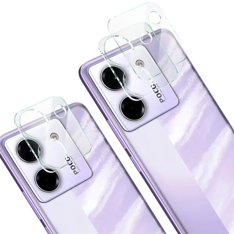 IMAK For Xiaomi Poco M7 Pro 5G Tempered Glass Camera Lens Protector + Acrylic Lens Cap