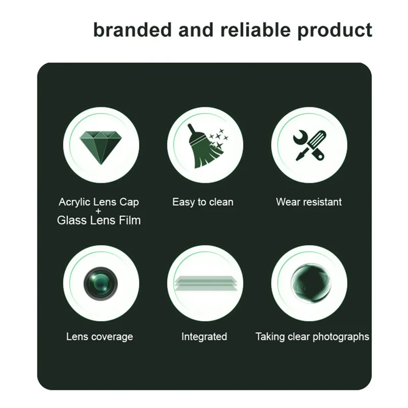 IMAK For iPhone 16e Tempered Glass Lens Film + Acrylic Cap (Black Version)