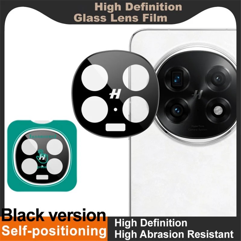 IMAK For Oppo Find N5 5G Tempered Glass Camera Lens Protector with Self Positioning Frame (Black Version)