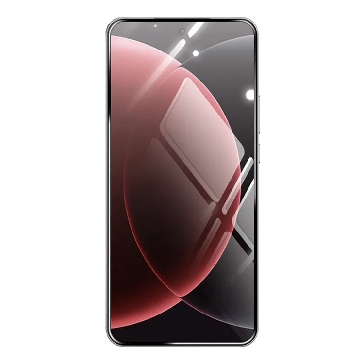 RURIHAI Für Xiaomi 15 Ultra Displayschutz Vollkleber 3D Gebogene Vollbild-Schutzfolie (Unterstützt Entsperrung per Fingerabdruck)
