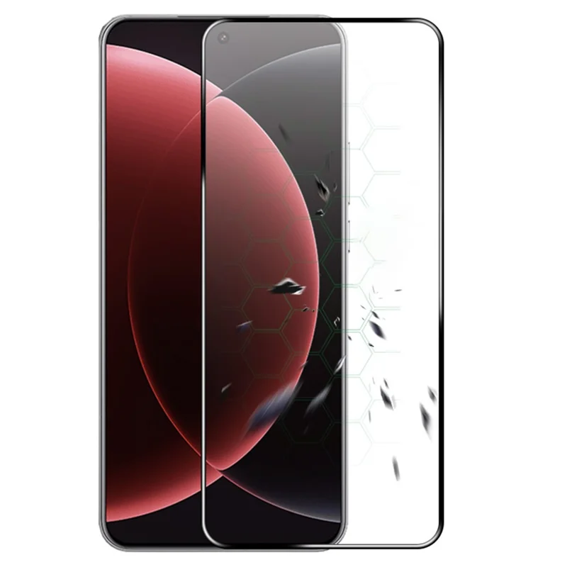 RURIHAI Für Xiaomi 15 Ultra Displayschutz Vollkleber 3D Gebogene Vollbild-Schutzfolie (Unterstützt Entsperrung per Fingerabdruck)
