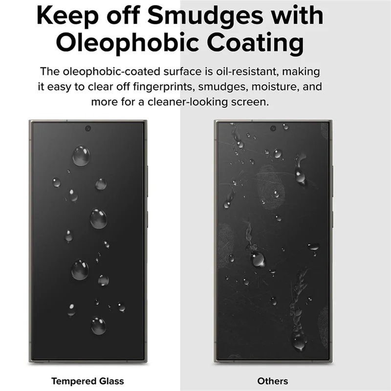 2Pcs For Samsung Galaxy S25+ / S24+ Screen Protector HD Clear High Aluminium Silicon Glass Film (Fingerprint Unlock)