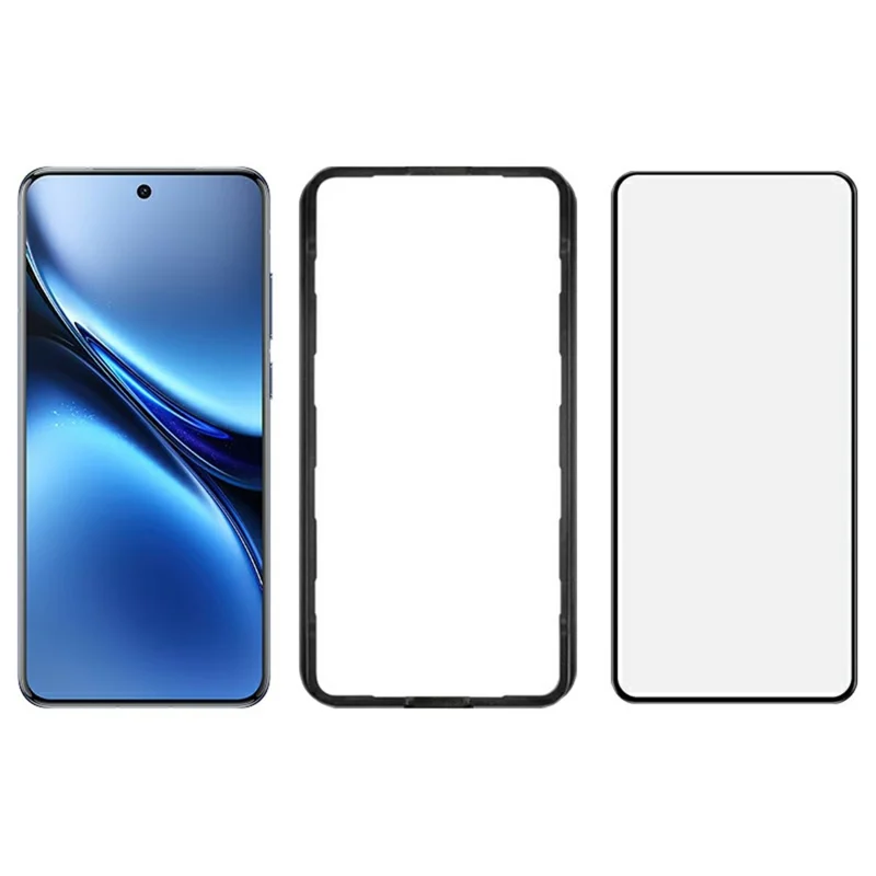 IMAK For vivo X200 5G / T4 Ultra 5G / S20 Pro 5G Screen Protector Full Glue 3D Curved Tempered Glass Film with Positioning Frame