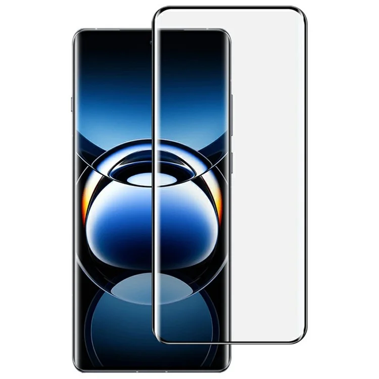IMAK For Oppo Find X7 Ultra Screen Protector Full Glue 3D Curved Tempered Glass Film with Positioning Frame