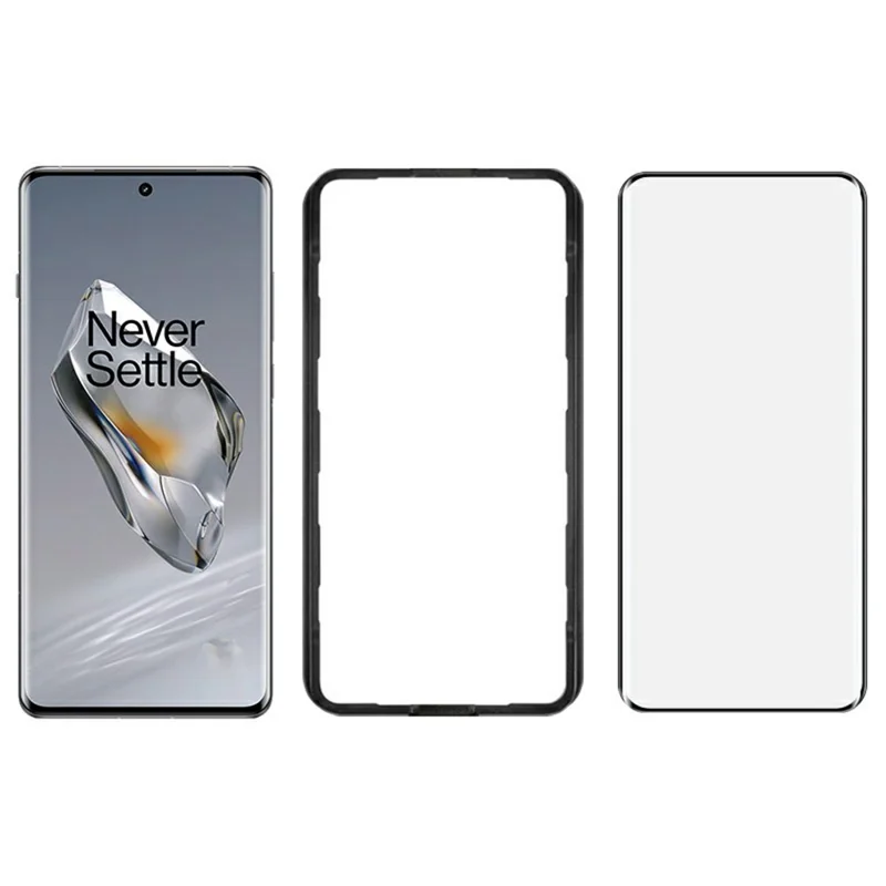 IMAK For OnePlus 12 5G Screen Protector Full Glue 3D Curved Tempered Glass Film with Positioning Frame