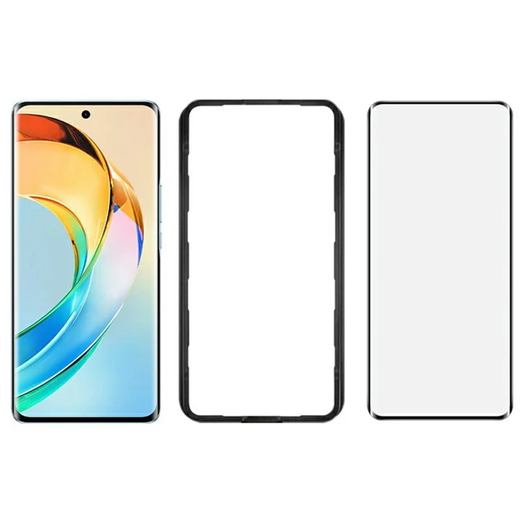 Protetor de Tela IMAK para Honor X50 5G / X9b 5G / Magic6 Lite 5G Vidro Temperado Curvo 3D com Moldura de Posicionamento, Cobertura Total e Cola Completa