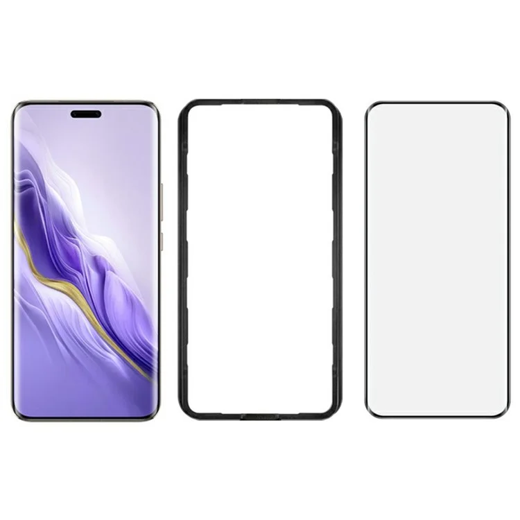 IMAK For Honor Magic6 Pro 5G Screen Protector Full Glue 3D Curved Tempered Glass Film with Positioning Frame