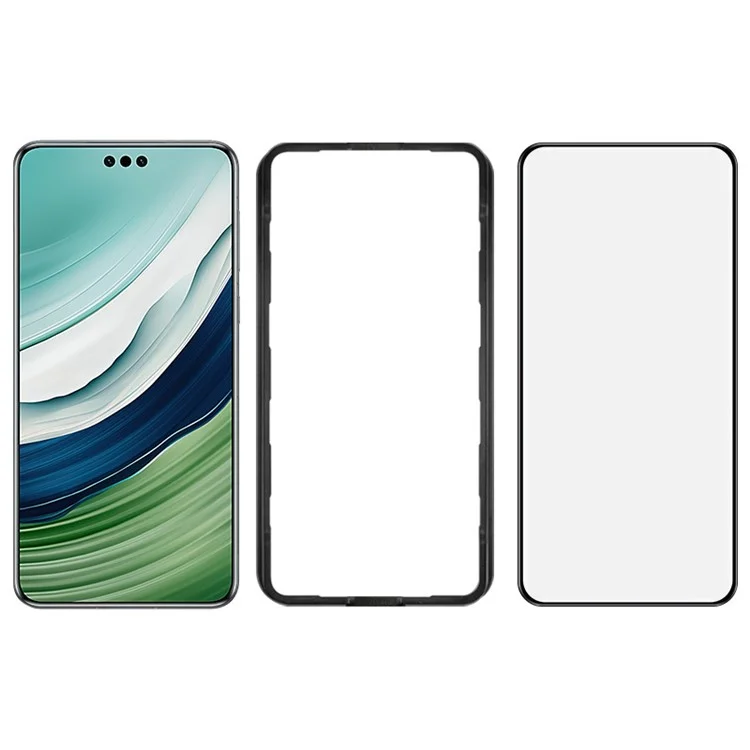 IMAK Screen Protector For Huawei Mate 60 Pro / Mate 60 Pro+ / Mate 60 RS Ultimate Full Glue 3D Curved Tempered Glass Film with Positioning Frame