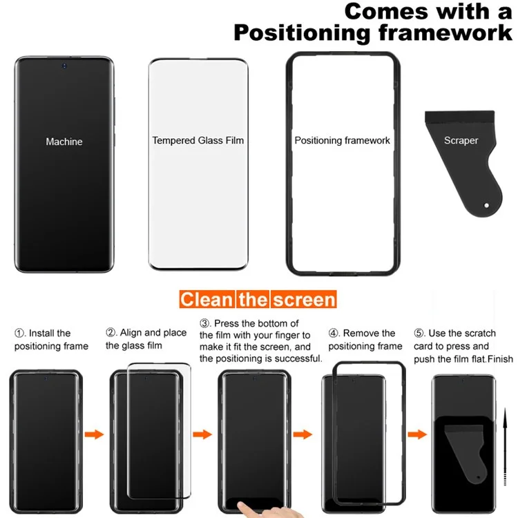 IMAK Screen Protector For Huawei Mate 60 Pro / Mate 60 Pro+ / Mate 60 RS Ultimate Full Glue 3D Curved Tempered Glass Film with Positioning Frame