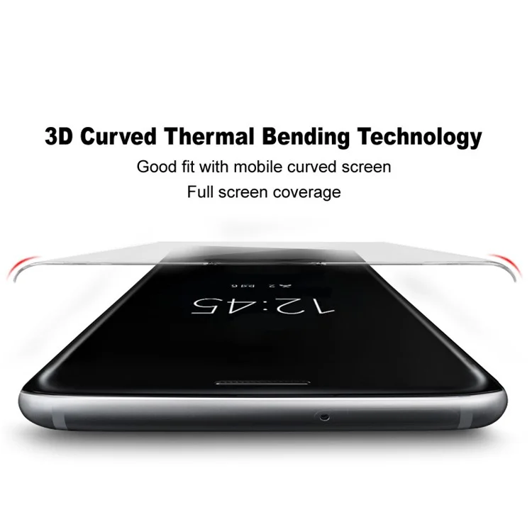 Protetor de Tela IMAK para Huawei Pura 70 Pro / Pura 70 Pro+ / Pura 70 Ultra Película de Vidro Temperado 3D Curvado com Moldura de Posicionamento, Cola Completa