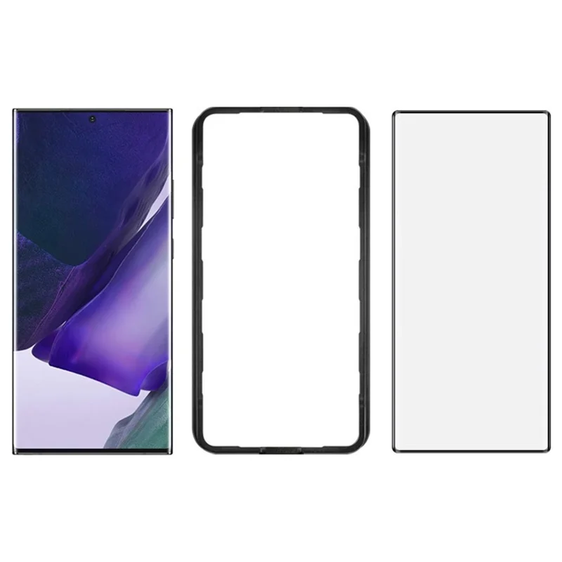 IMAK For Samsung Galaxy Note20 Ultra / Note20 Ultra 5G Screen Protector Full Glue 3D Curved Tempered Glass Film with Positioning Frame