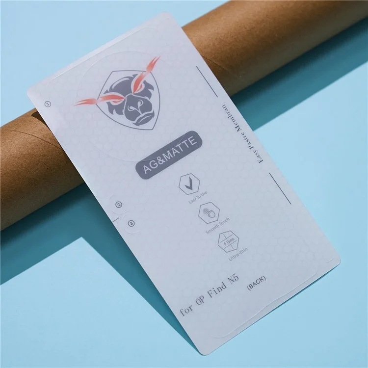1 Set für Oppo Find N5 5G Displayschutz Innen + Vorder- + Rückseite Matte TPU-Folie