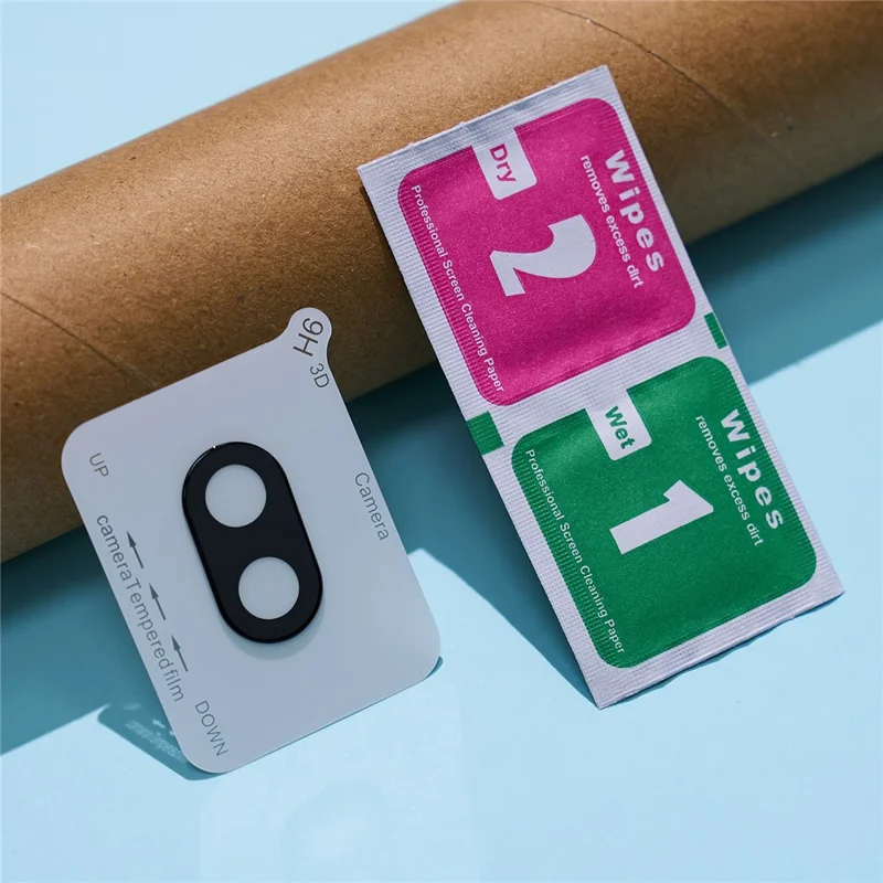 For Google Pixel 9a Tempered Glass Lens Protector Black Silk Printing Camera Lens Film