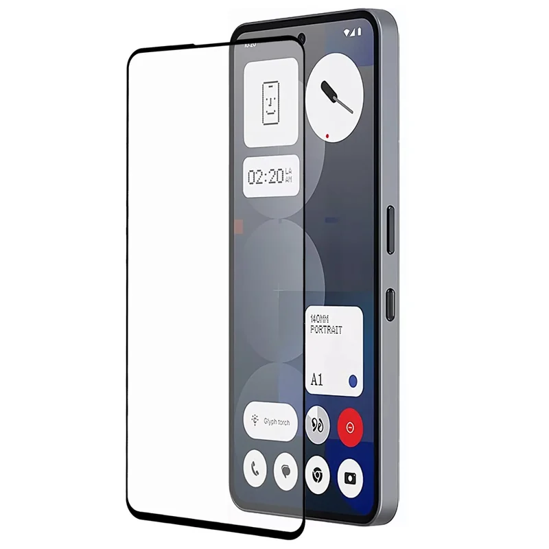 For Nothing Phone (3a) Pro  /  (3a) Screen Protector Silk Printing Full Glue Tempered Glass Screen Film