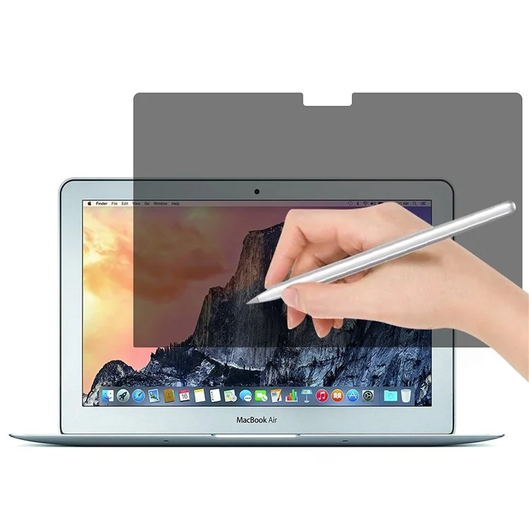 Для MacBook Air 11 дюймов (2015) A1465 / (2010) A1370 Защитная пленка для экрана конфиденциальности Антишпион PET Бумагоподобная пленка для планшета