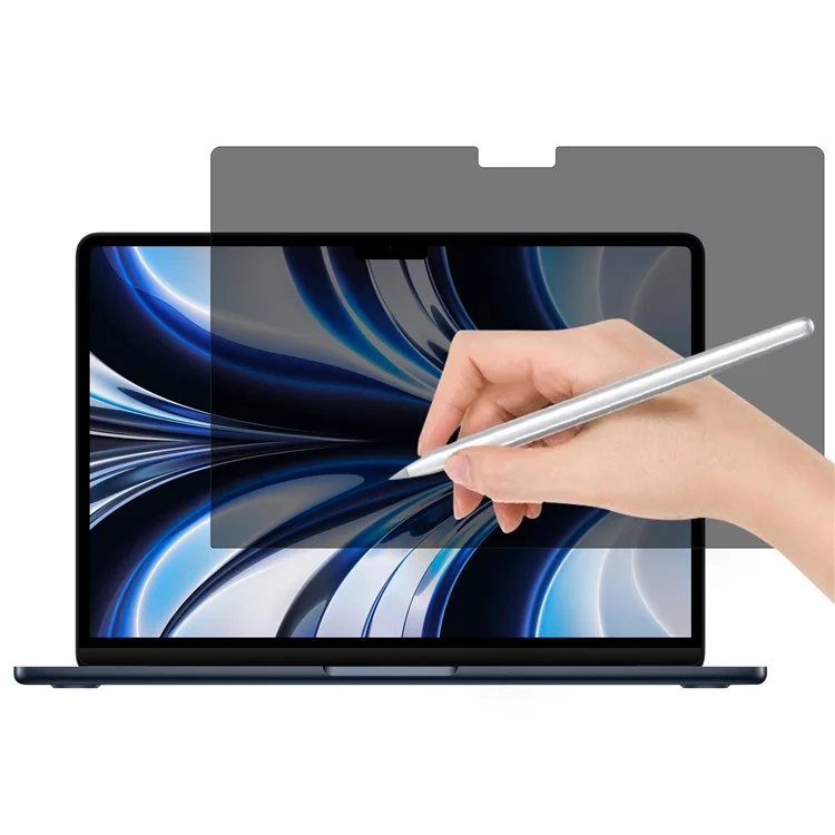 Защитная пленка для экрана MacBook Air 13 дюймов (2024) A3113 (M2 / M3) / (2022) A2681 с функцией антишпион, матовая, для планшета