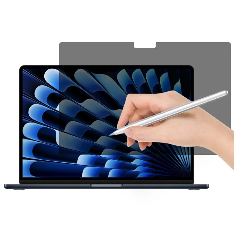 Privacy Screen Protector For Macbook Air 15 inch (2025) / (2024) A3114 / (2023) A2941 (EU Version) (M2 / M3) Anti Spy PET Paperlike Tablet Film
