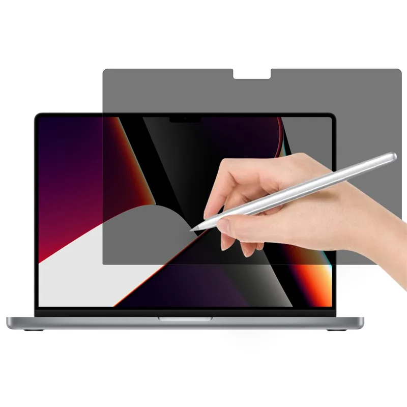 Privacy Screen Protector For MacBook Pro 14 inch (2024) A3401 A3112 A3185 M4 / (2023) A2779 A2918 A2992 M3 / (2021) A2442 PET Paperlike Tablet Film