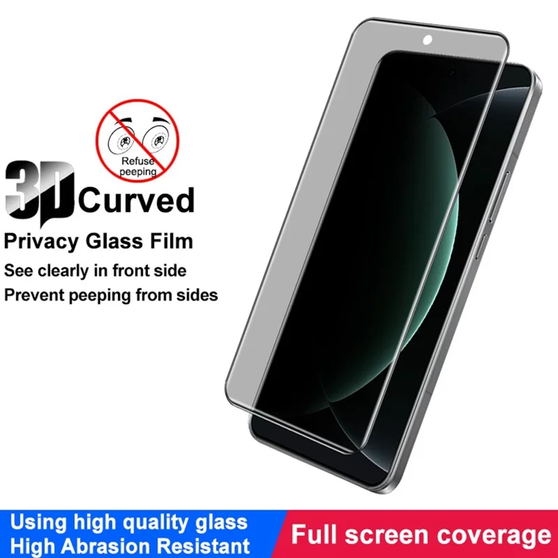 IMAK For Xiaomi 15 Ultra Anti Spy Screen Protector Full Cover Tempered Glass Film