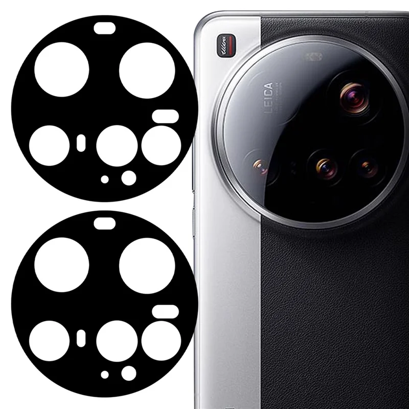 2Pcs For Xiaomi 15 Ultra Camera Lens Protector Silk Printing Tempered Glass Rear Lens Film