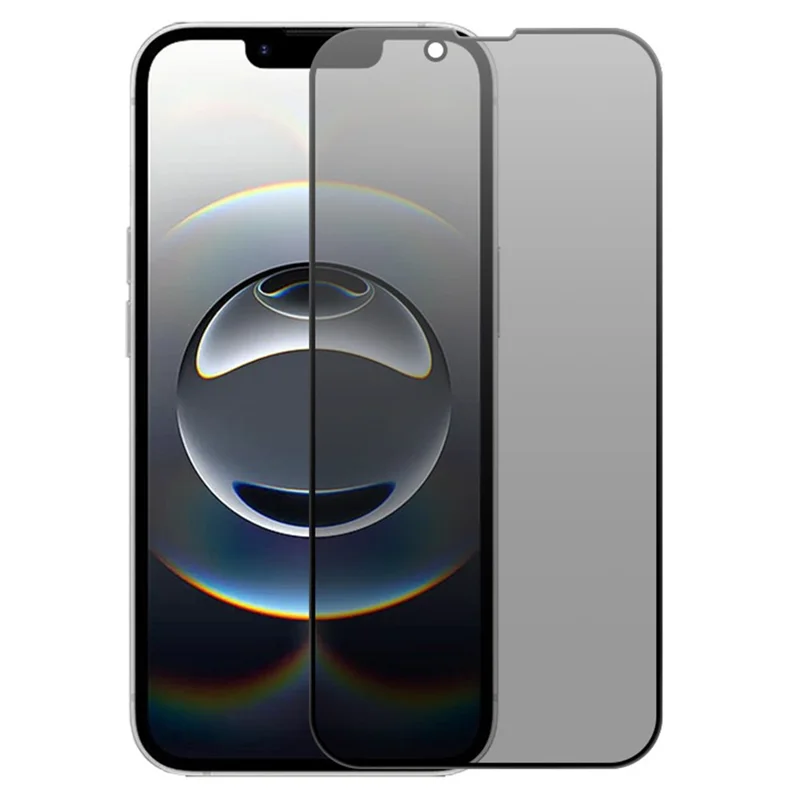 RURIHAI For iPhone 17e / 16e Anti-Spy Full Screen Protector High Aluminum-Silicon Glass