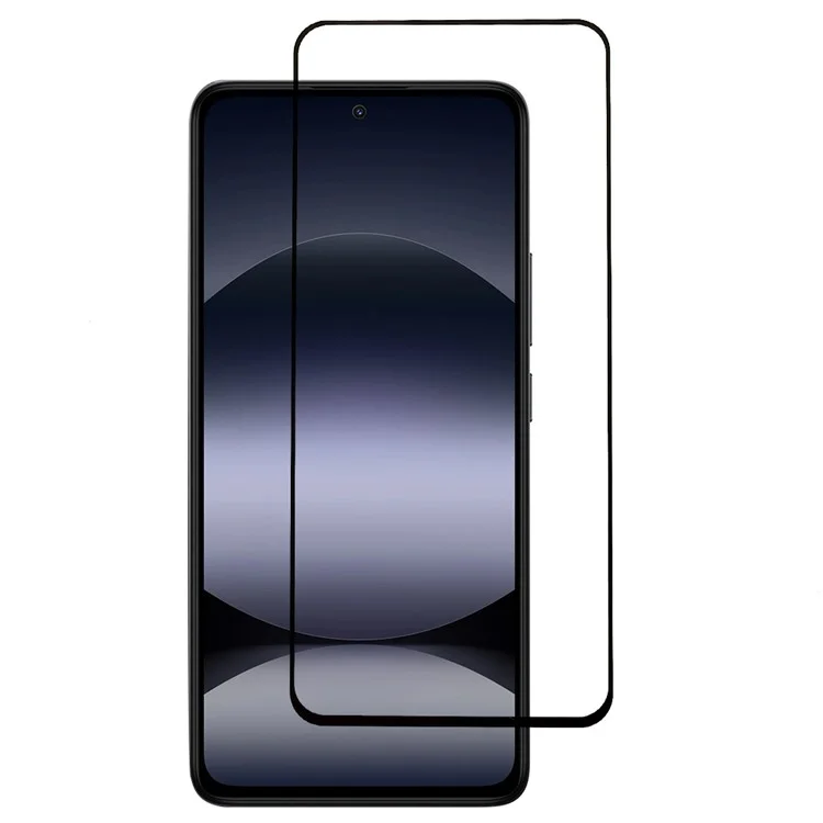 Protector de pantalla de seda impresa con pegamento completo HD transparente para Xiaomi Redmi Note 14 4G (164.84 mm)